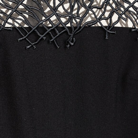 Christopher Kane Resort 2014 Black Embroidered Wool-Crepe Mini Dress - Picture 5 of 10